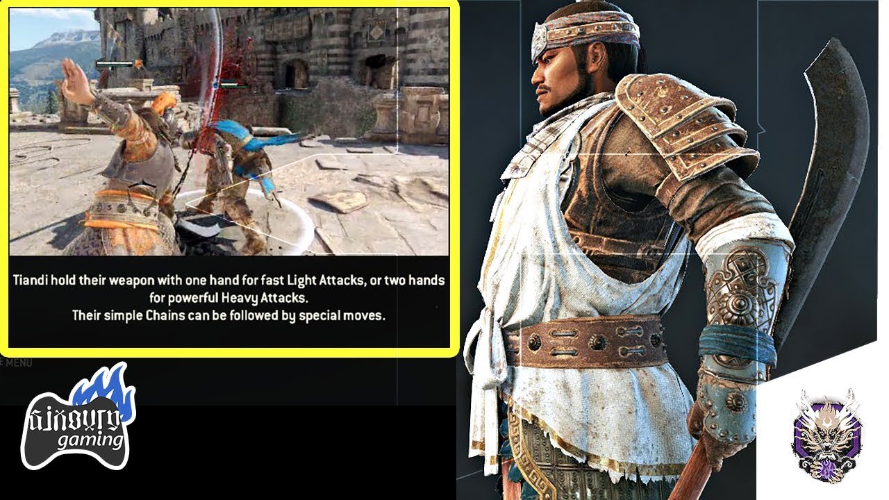 For Honor IN-GAME Guide: Tiandi Basic & Advanced Moveset