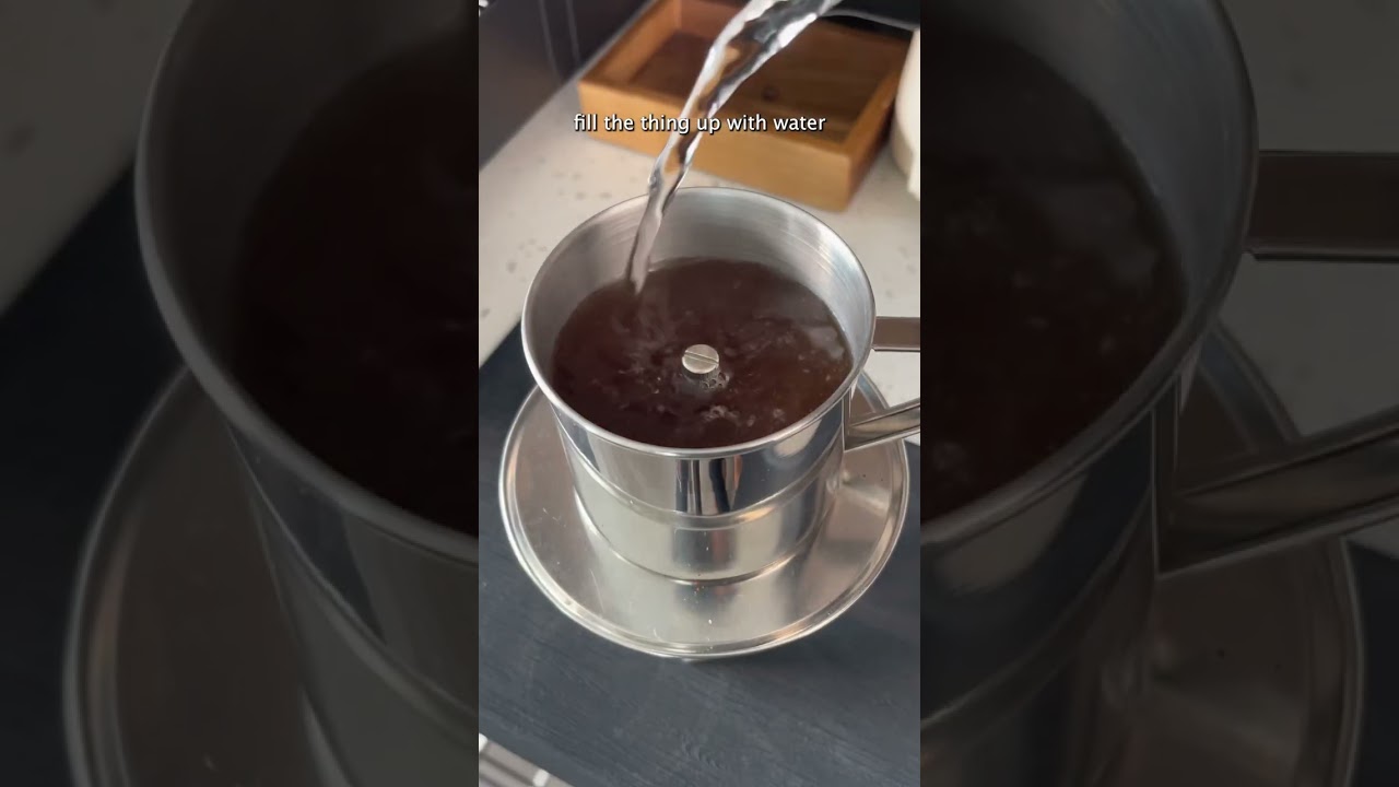 Vietnamese iced coffee #coffee
