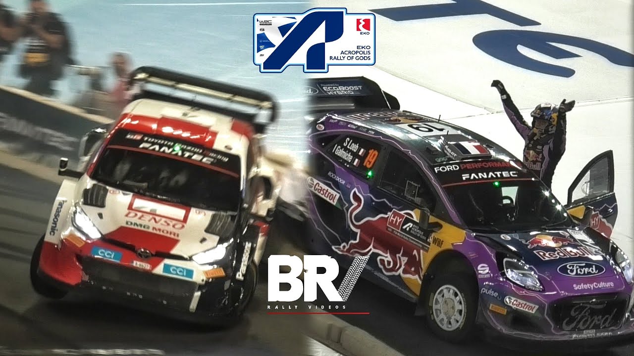 Loeb VS Lappi (+CLOSE CALL) - WRC Acropolis Rally 2022