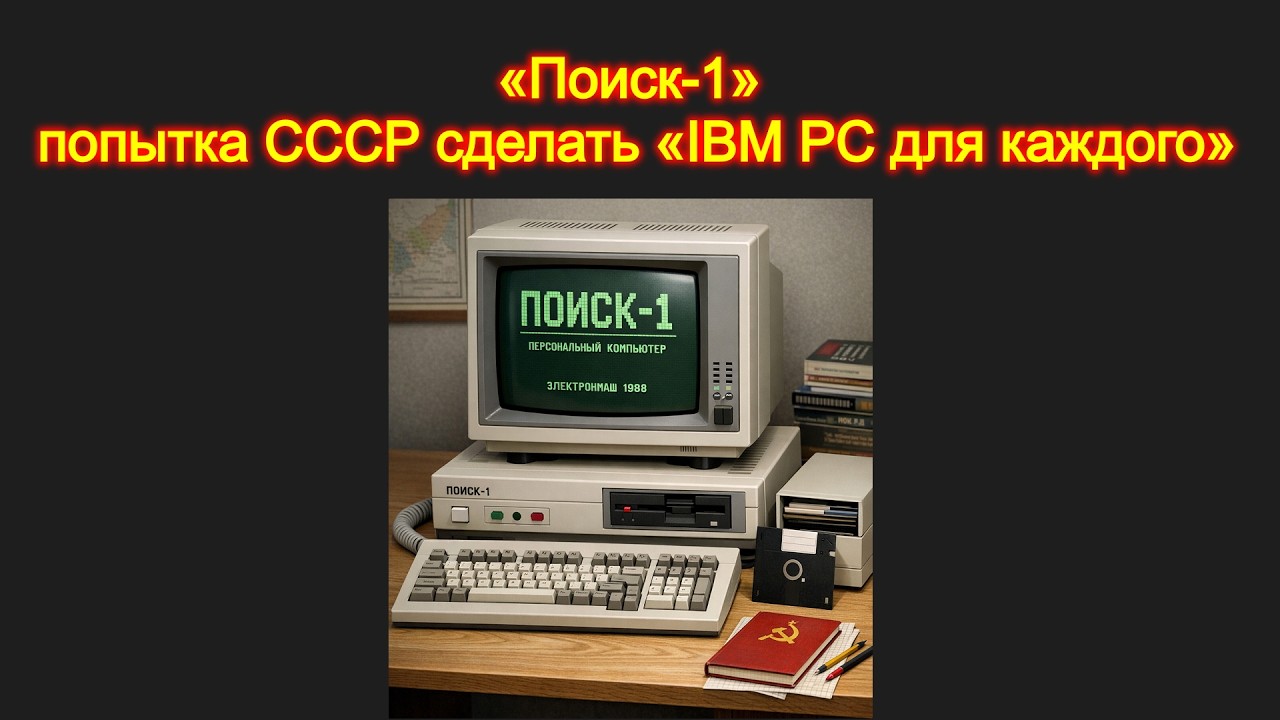 Рассказ про компьютер &laquo;Поиск 1&raquo; который стал самой амбициозной попыткой СССР сделать IBM PC