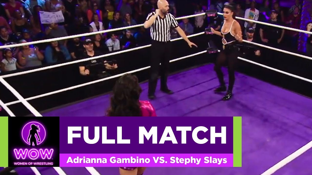 Adrianna Gambino VS. Stephy Slays - WOW Women Of Wrestling - WOW Superheroes