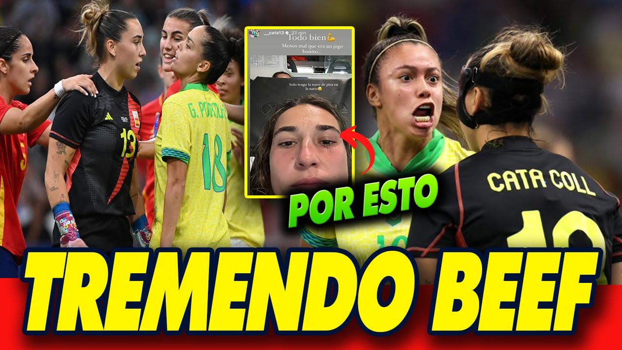 LA VERDAD DETR&Aacute;S de FEO GESTO PRISCILA a CATA COLL en SEMIFINAL ESPA&Ntilde;A BRASIL JUGOS OL&Iacute;MPICOS PAR&Iacute;S
