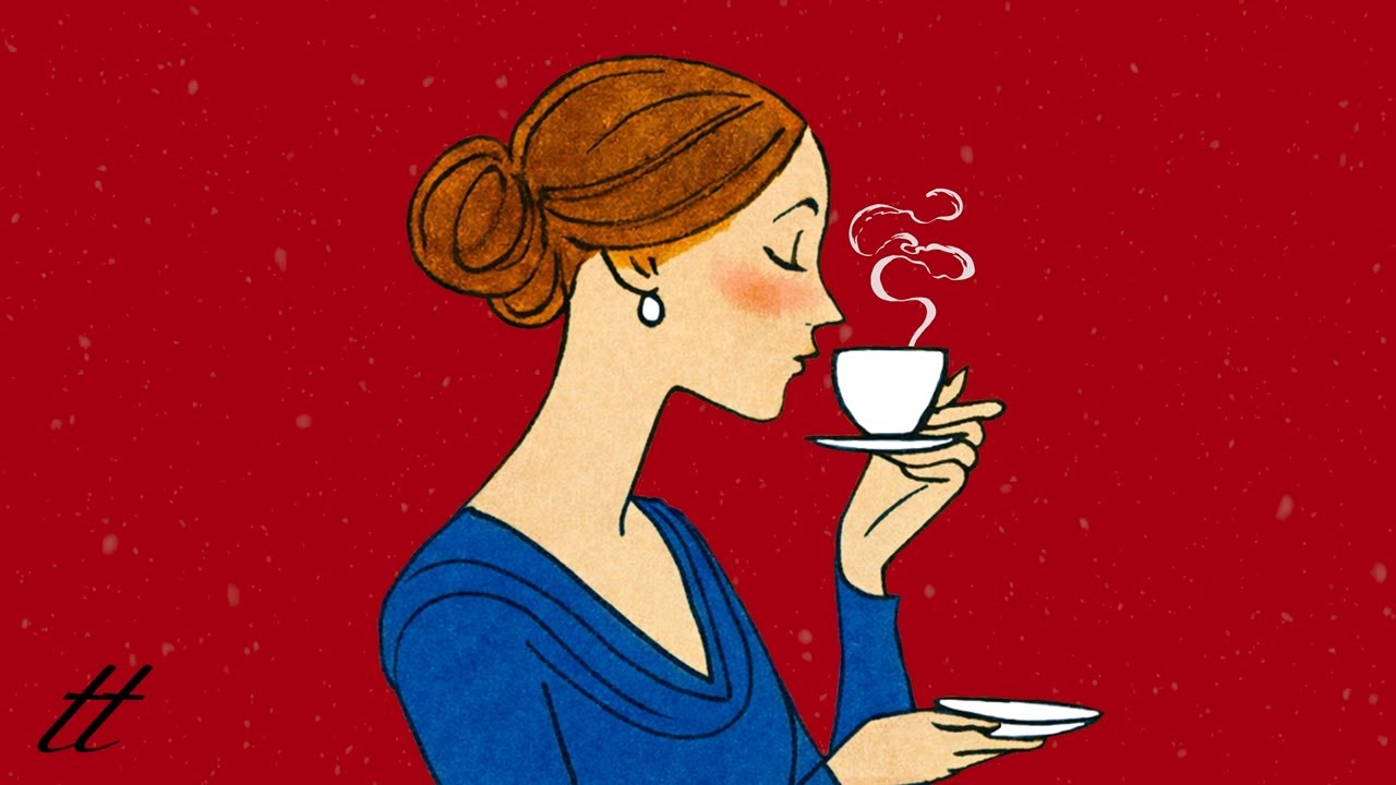 winter and morning coffee