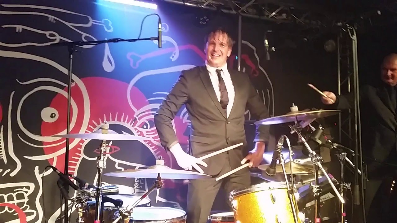Triggerfinger live - The Craziest Drum Solo Ever with the whole band drumming!