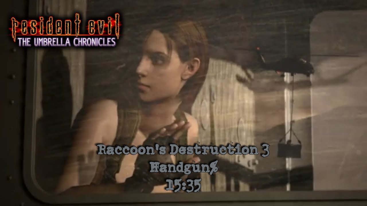 Raccoon's Destruction 3 Handgun% speedrun in 15:35
