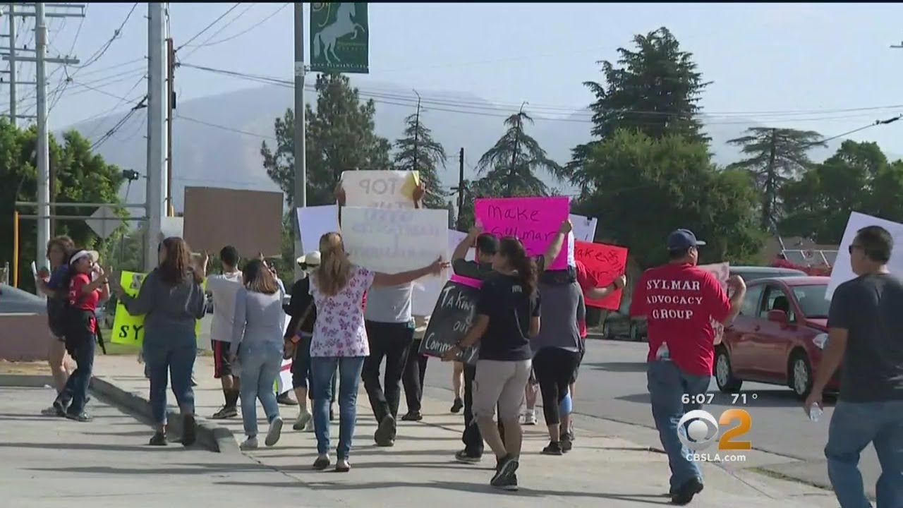 'We Are Tired Of Being Dumped On:' Sylmar Residents March For A Safer City