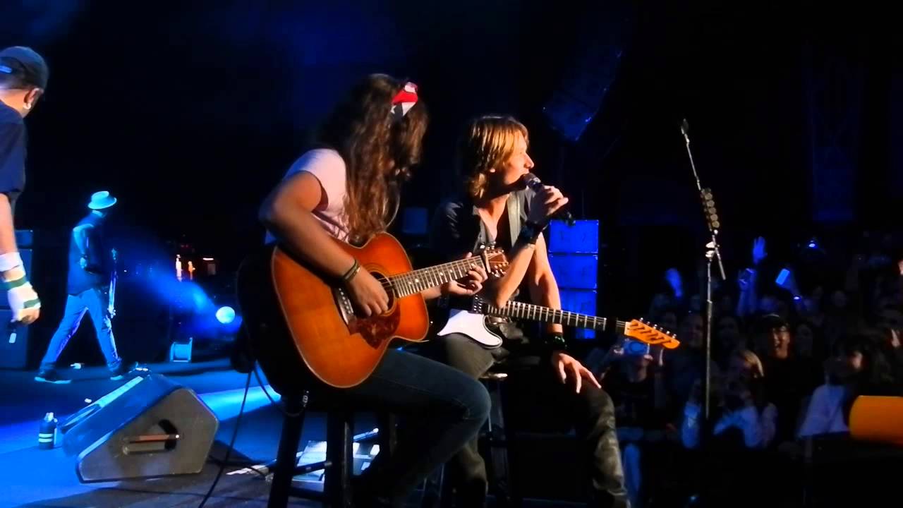 Keith Urban and I playing 