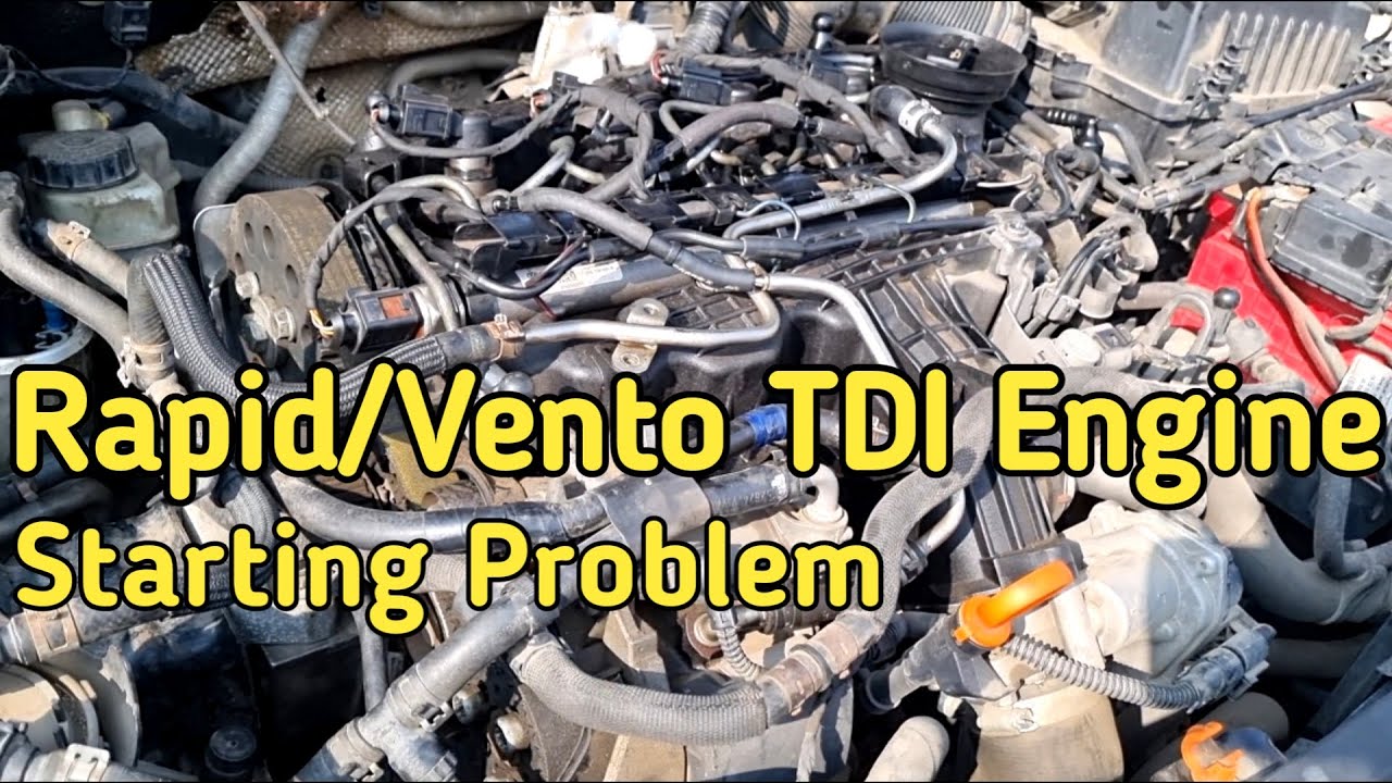 Starting Problem || P001C || Injector Short || Skoda Rapid/VW Vento TDI engine