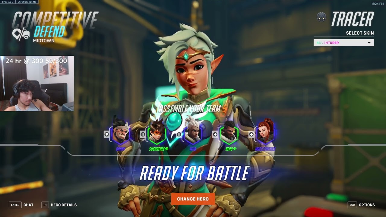 Tracer Damage is CRAZY! Sugarfree Tracer Season 8 Top 500 Gameplay Overwatch 2