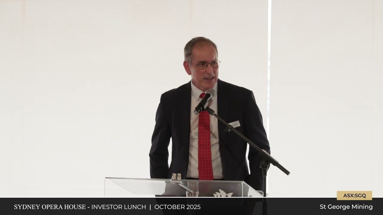 JMM Sydney Opera House Lunch 2025 -  St George Mining (ASX:SGQ)