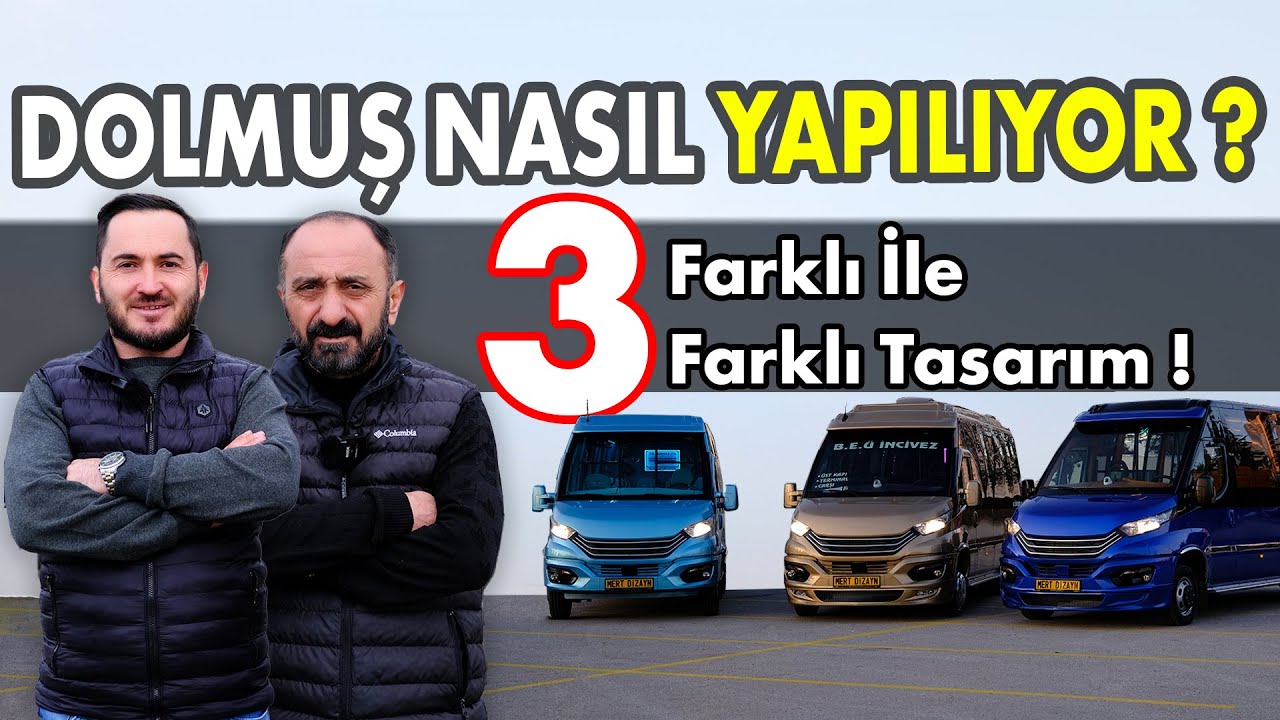 Dolmuş Nasıl Yapılıyor ? | 3 Farklı İle 3 Farklı Tasarım | Iveco Daily Hi-Matic Otomatik Şanzıman
