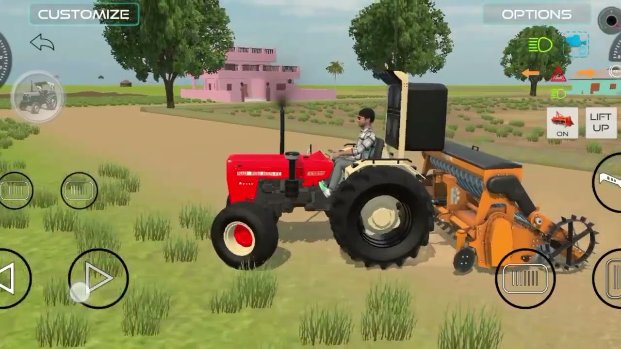 Indian vehicles simulator tractor New update | farming gaming video |