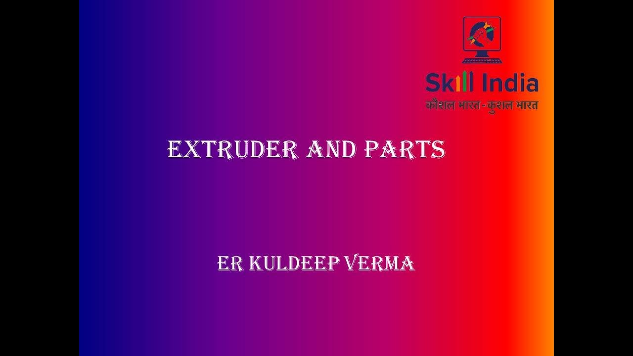 PARTS OF POWDER COATING EXTRUDER