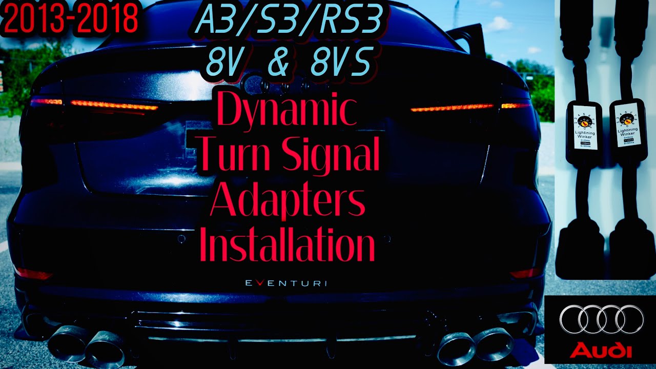 How To Upgrade Your Audi Rear Lights To Semi-Dynamic Ones DIY | 4K