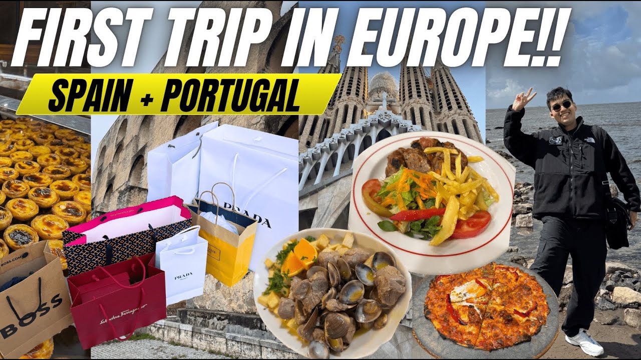 FIRST TIME IN EUROPE!! From Barcelona to Lisbon!! La Roca Village outlet SHOPPING HAUL with PRICES!