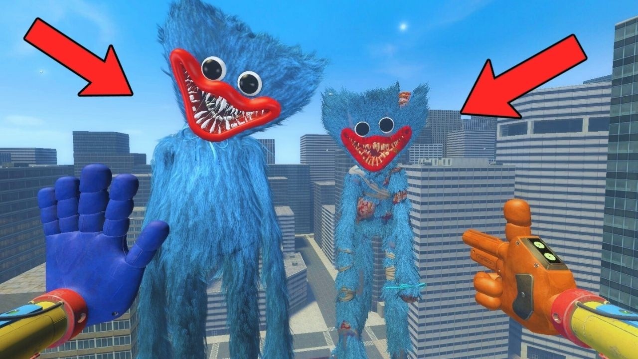 YARALI VE KORKUNÇ HUGGY WUGGY POPPY PLAYTIME ŞEHİRDELER GARRY'S MOD