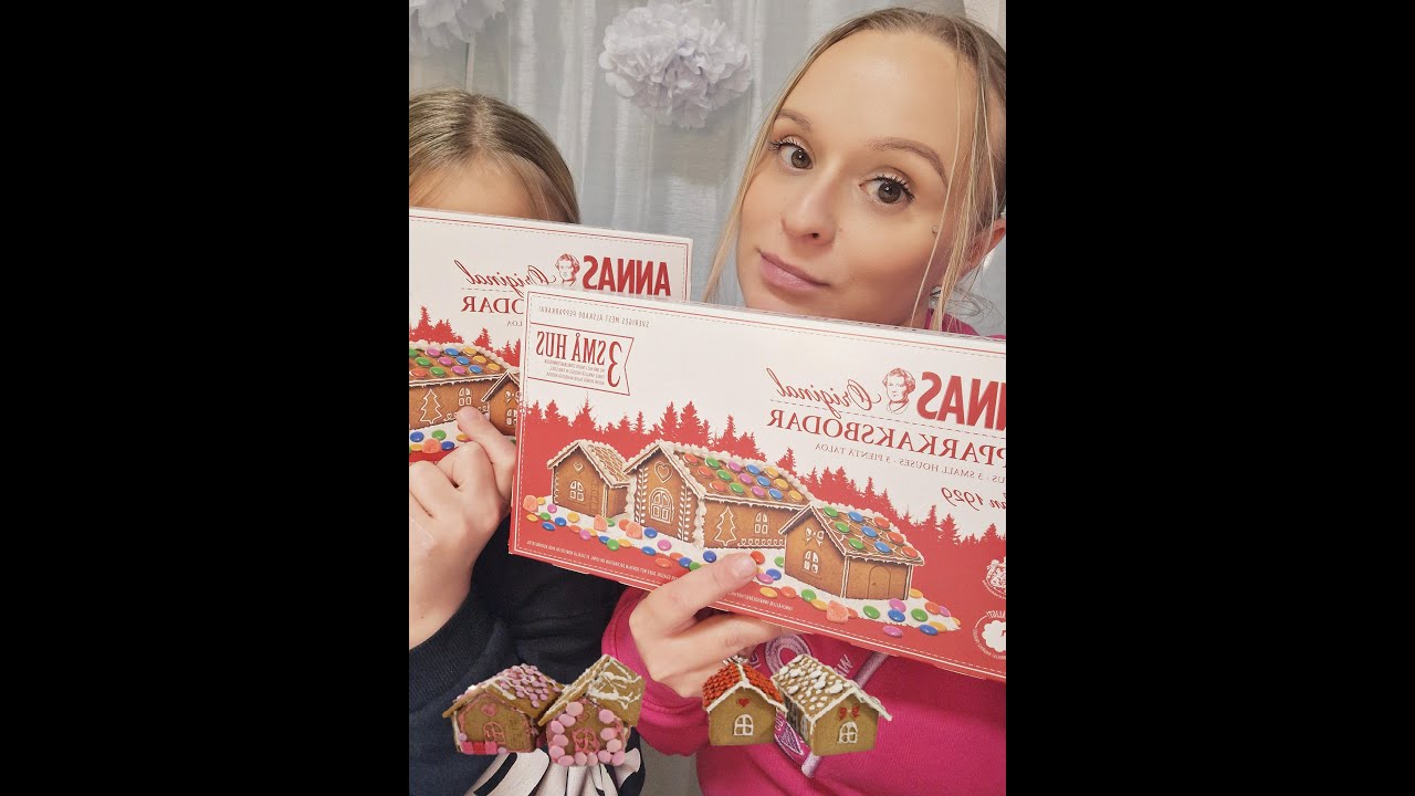 Koristellaan piparkakkutaloja 😅🙈