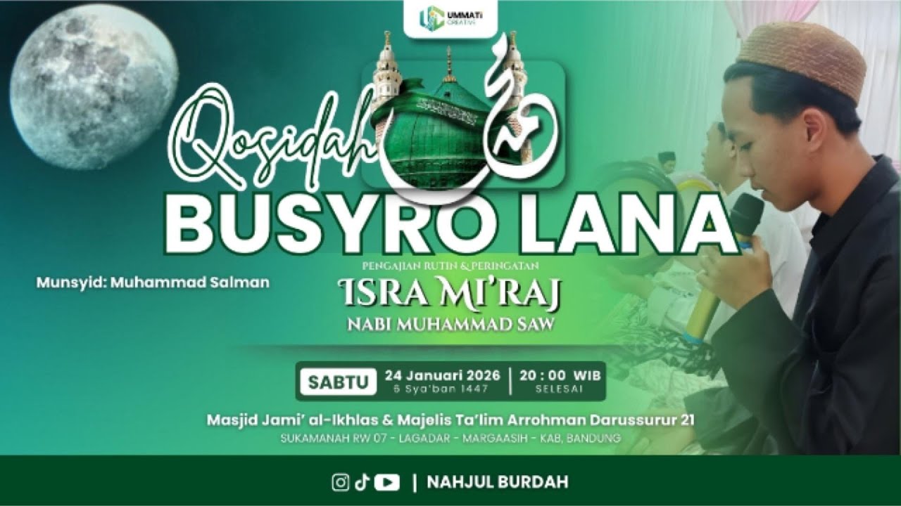 [SUARA MERDU] QOSIDAH BUSYROLANA | Nahjul Burdah