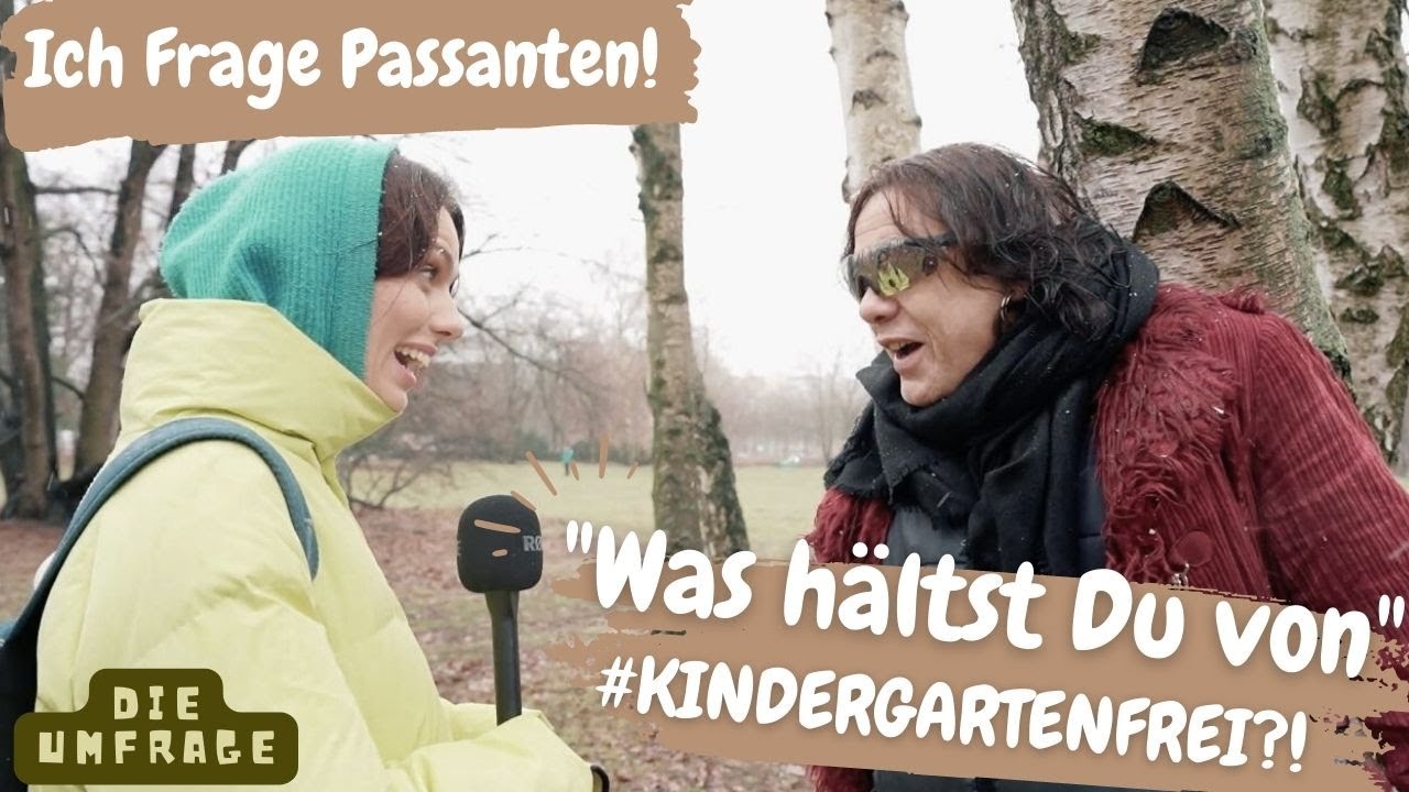 Ich frage Passanten was sie von 