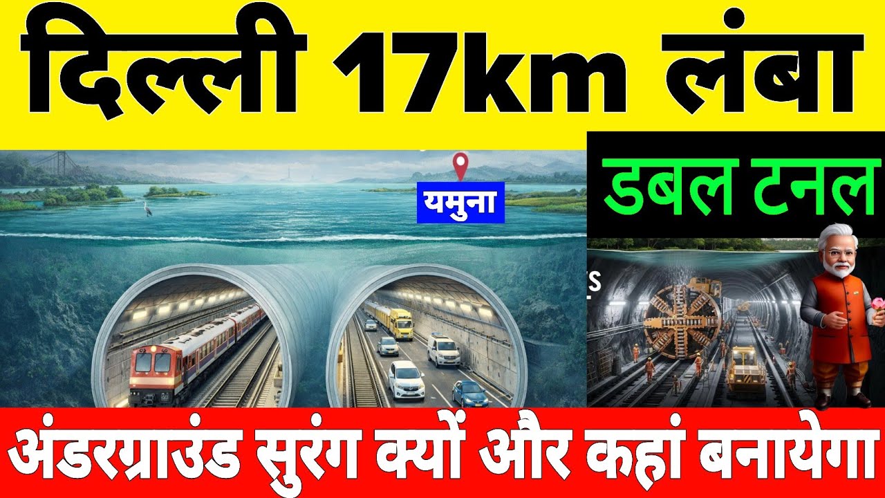 Why Is India Building 17 KM Long Twin Tunnel Project In Delhi 