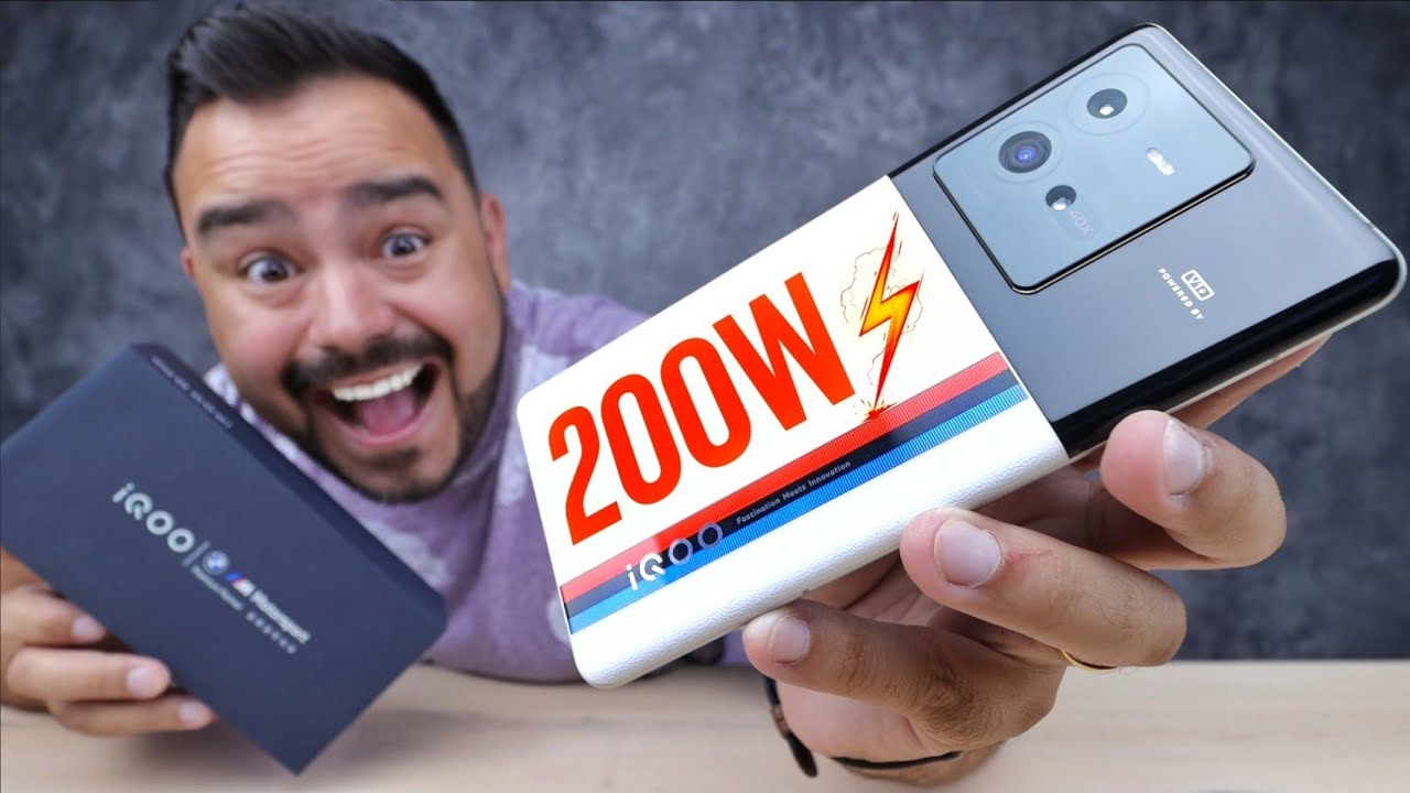 iQOO 10 PRO 512GB com 200W de FLASHCHARGE | 100% em 10 MINUTOS 😱