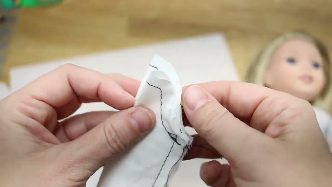 How To Create a Custom Pattern Sloper For A Doll. - Part 2