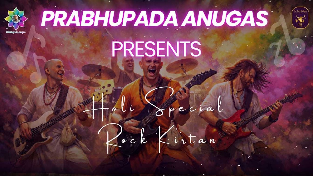 Hare Krishna Holi Special | Devotional Kirtan| ISKCON Youth Music. #holi #iskcon #metal #rock #music