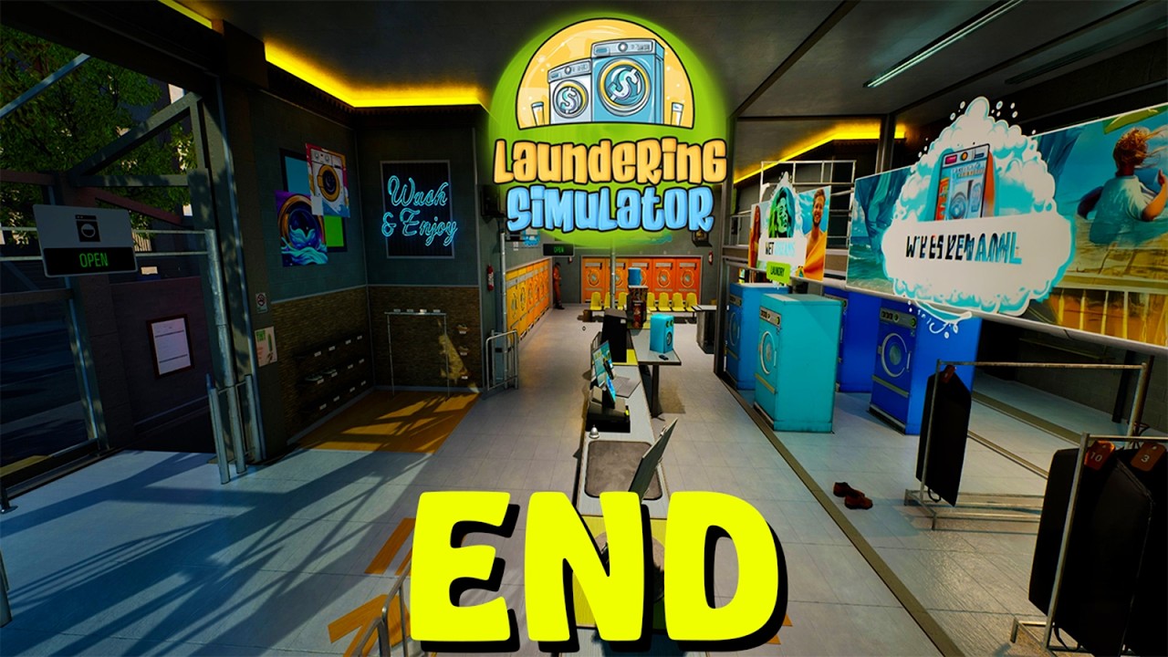 Laundering Simulator | END | I Maxed EVERY Skill & Built EVERY Illegal Machine