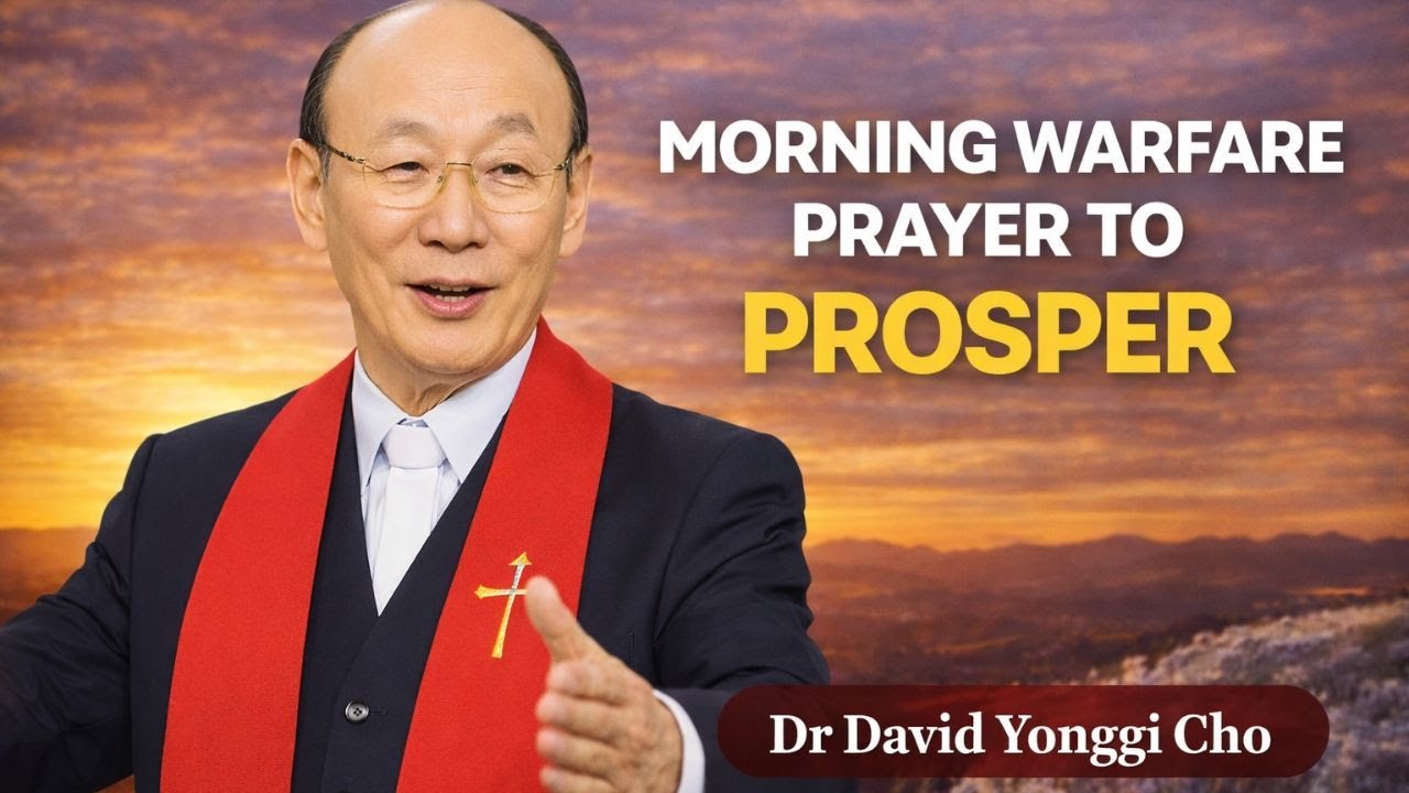 MORNING WARFARE PRAYER TO PROSPER, FLOURISH AND SUCCEED TODAY - Dr David Yonggi Cho