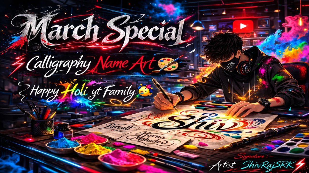 🕉️🔱|| CALLIGRAPHY 🎁 Name Art || 🎀💕