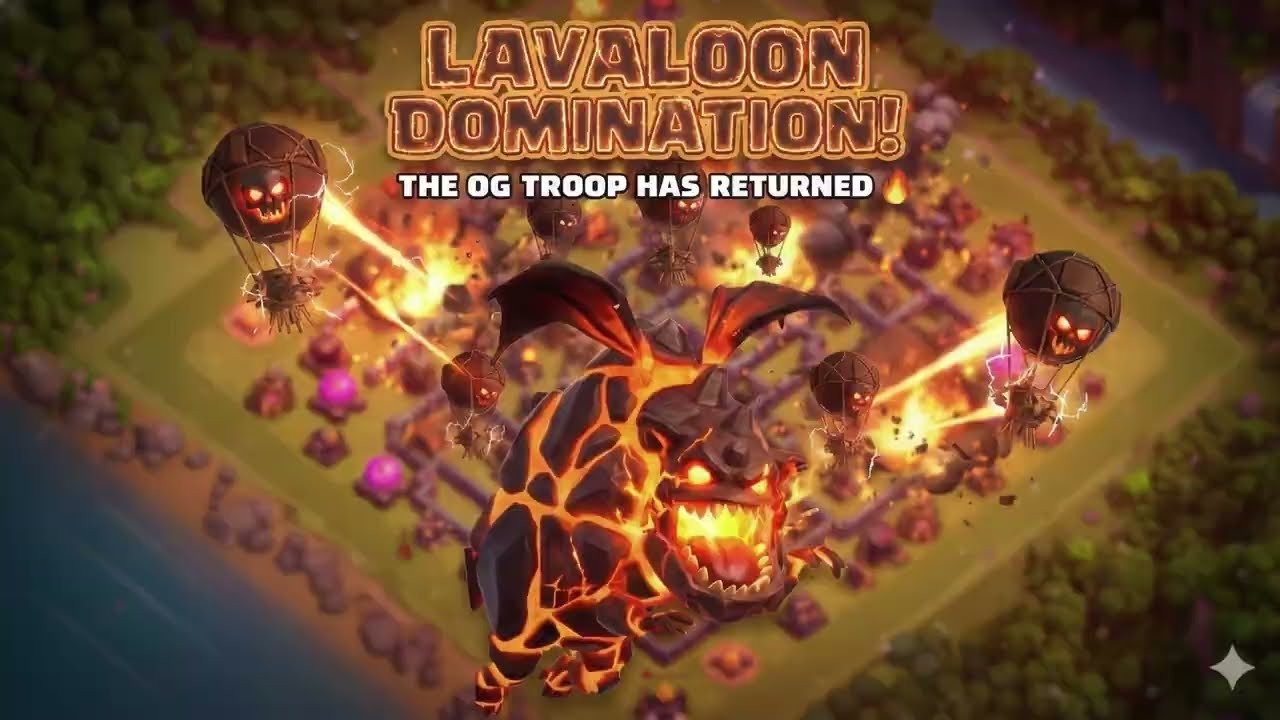 PURE CHAOSE! 🔥, Watching Lavaloon erase Max bases like nothing 🤧..