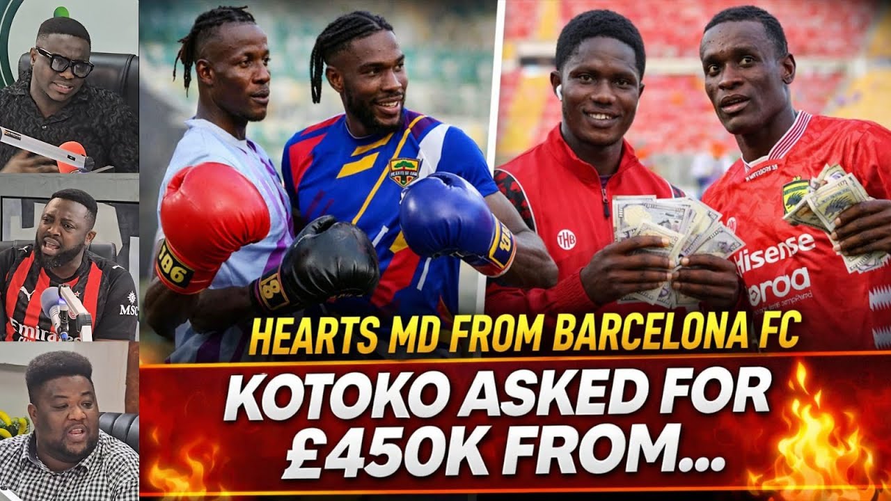 HEARTS MD FROM BARCELONA? KOTOKO TO RECEIVE £450K IF...IS GOOD  BENJAMIN ASARE HAS...HUBERT GYAU TO