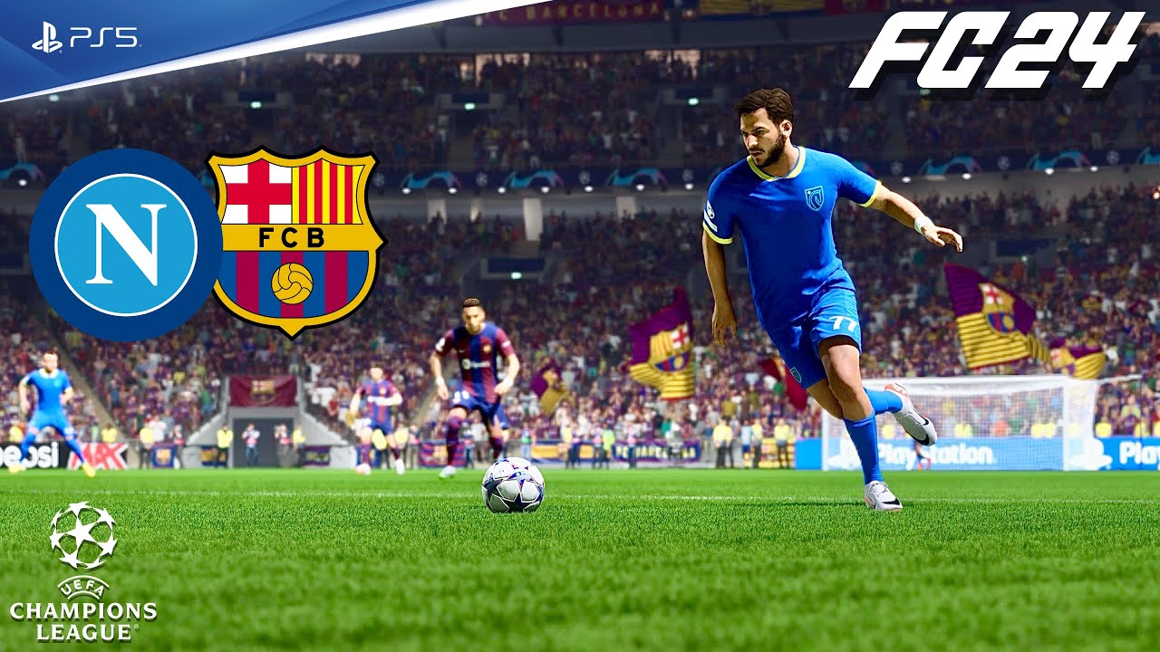 Napoli - Barcellona | UEFA Champions League Final FC 24 Gameplay PS5 [4K60]