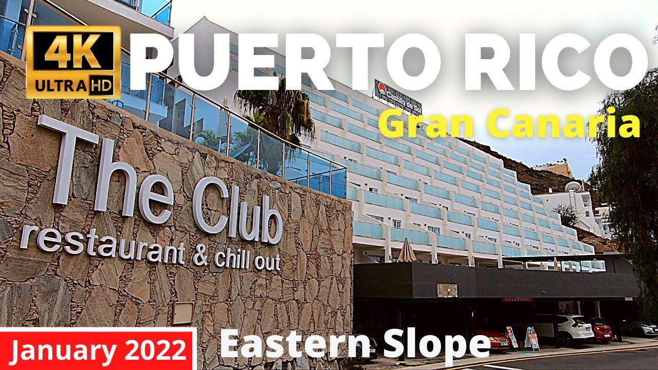 Puerto Rico Gran Canaria Canary Islands | Cala Nova Hotel to Shopping Centre January 10,  2022