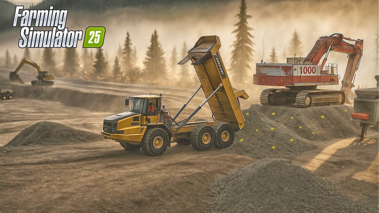 Mods para minerar ouro no Farming Simulator 25