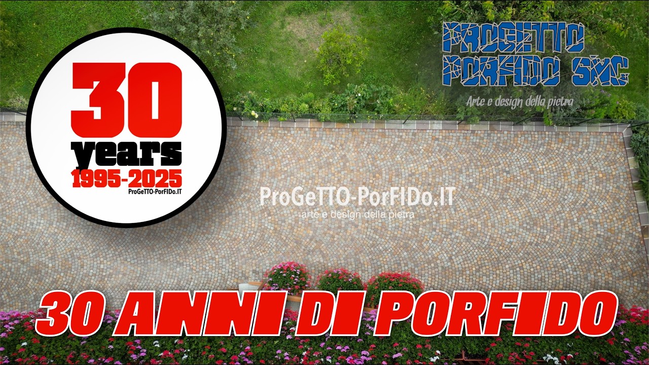 30 anni di porfido - Progetto Porfido Snc di Avi Luca & C - progetto-porfido.it #progettoporfidosnc