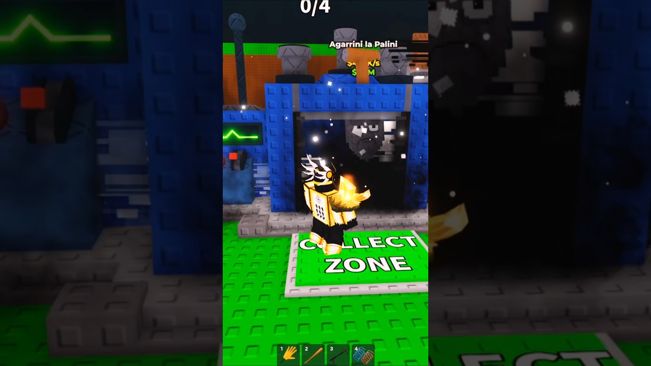 AURA Moment In STEAL A BRAINROT 💀 #stealabrainrot #sab #roblox