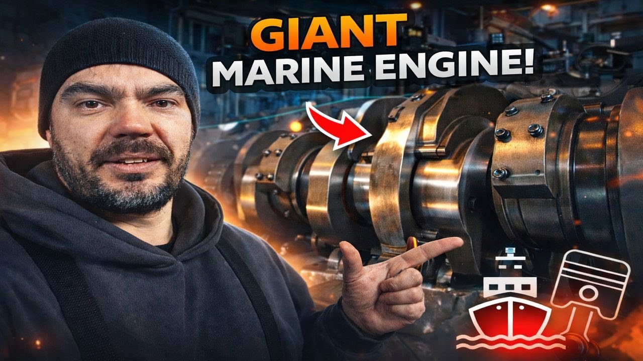 Заглянемо у двигун корабля/Let's take a look inside the ship's enormous engine
