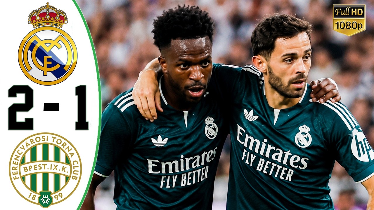 Bernardo Silva Debut 🔥 Real Madrid vs Ferencv&aacute;ros 2-1 All Goals & Highlights 2026