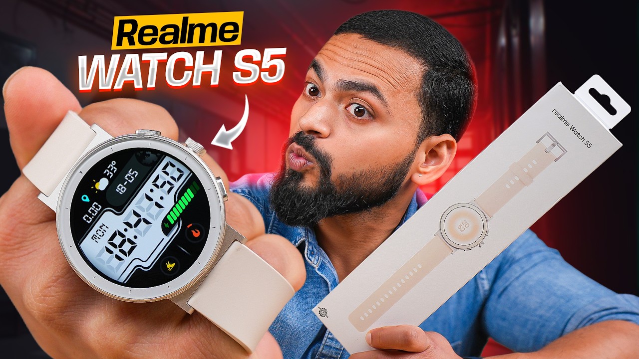 realme Watch S5 Review ⚡️ | AMOLED + GPS + 5ATM + Calling  & More 🚀 