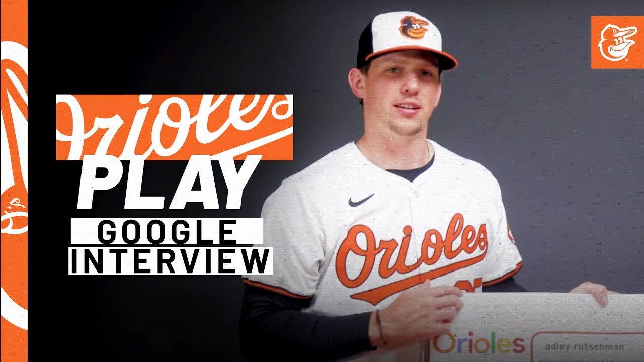 Google Interview with Adley Rutschman | Baltimore Orioles