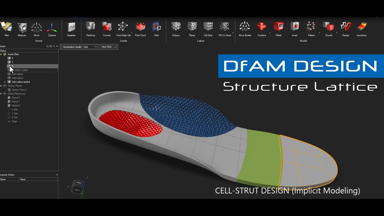 Progettazione DfAM: strutture lattice 3D per alleggerimento e comfort design #Dfam #3DPrinting