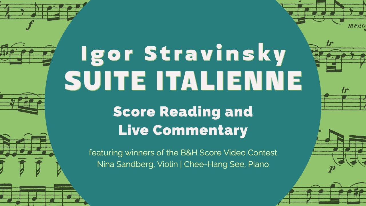 Igor Stravinsky - Suite Italienne (Official Score Video)