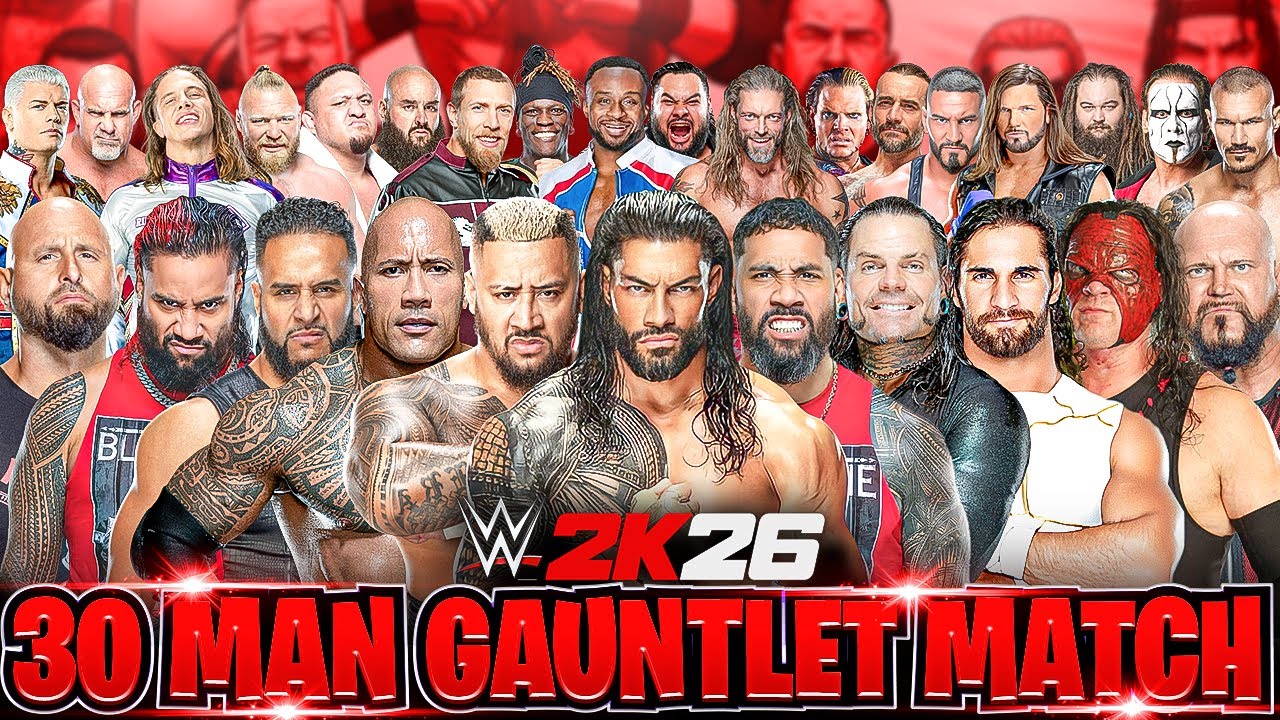 WWE 2K26 Gauntlet Match Gameplay – Pure Back-to-Back Destruction