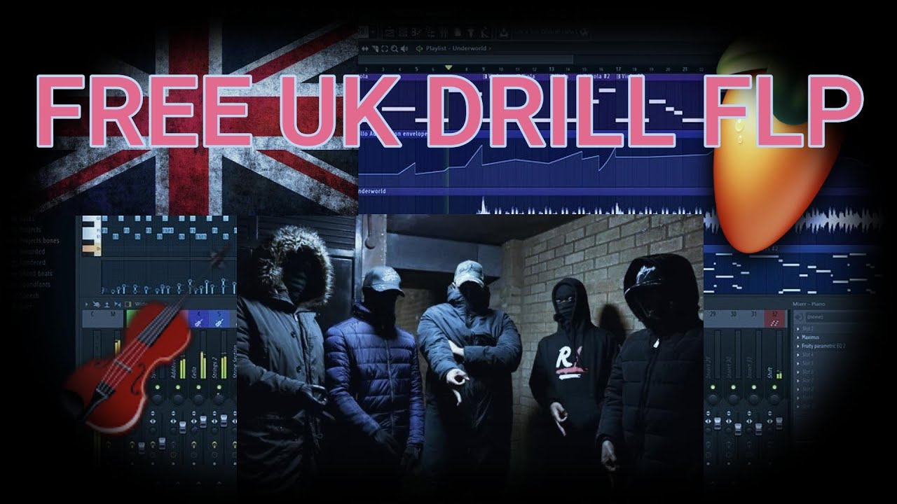 [ FL STUDIO ] HARD UK Drill Type BEAT l UK Drill Instrumental ( FLP + SAMPLES + MP3 ) [FREE TO USE]
