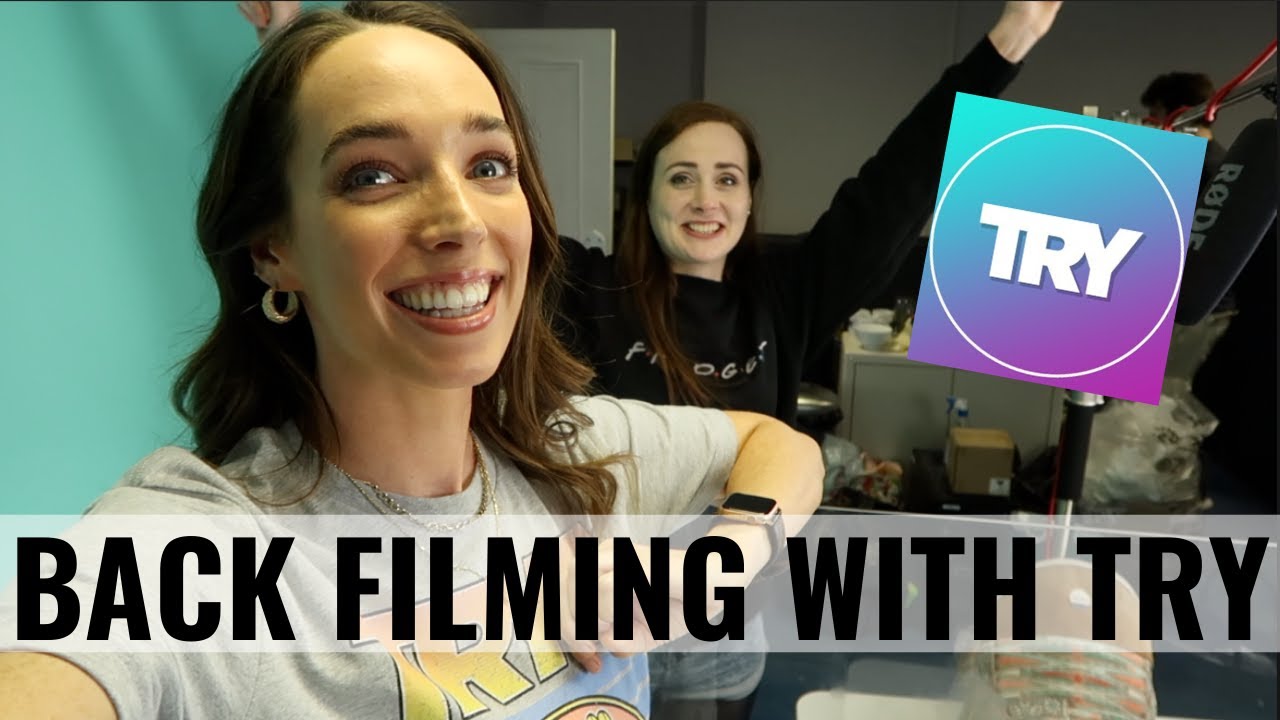 BACK FILMING WITH THE TRY CHANNEL 🎬 📹 CIARA O DOHERTY VLOGS