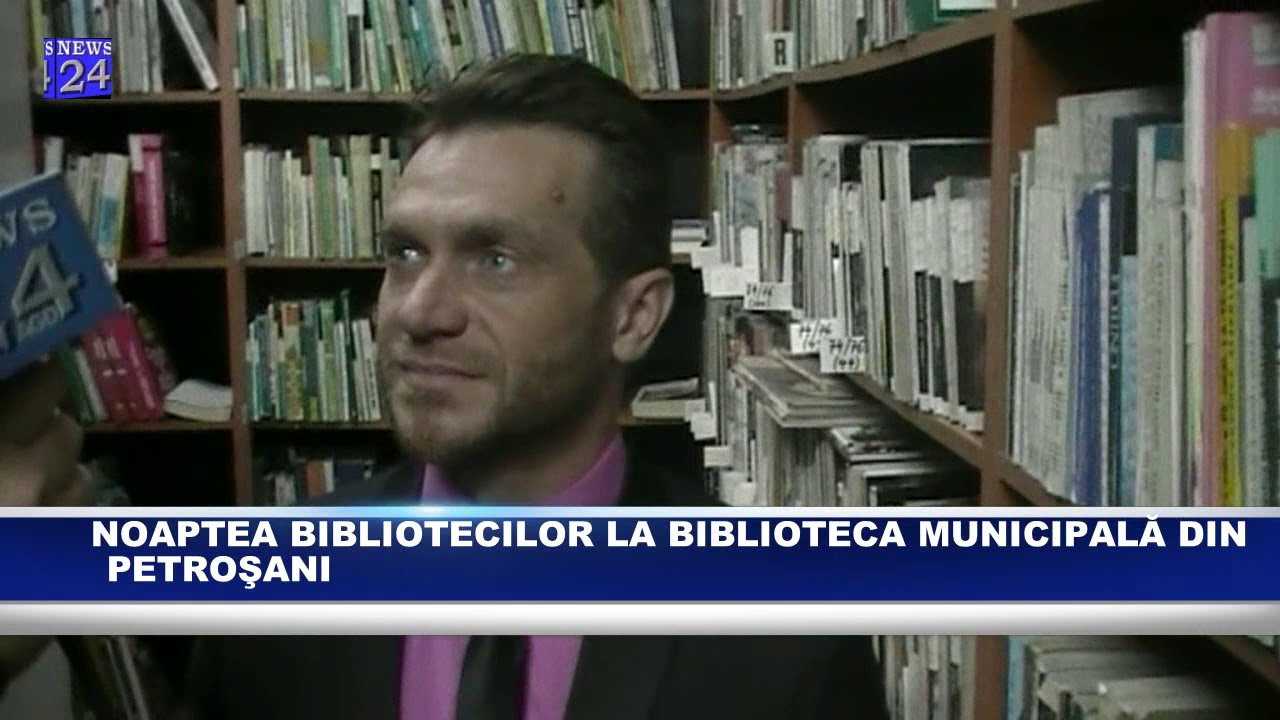 NOAPTEA BIBLIOTECILOR LA BIBLIOTECA MUNICIPALĂ DIN  PETROŞANI