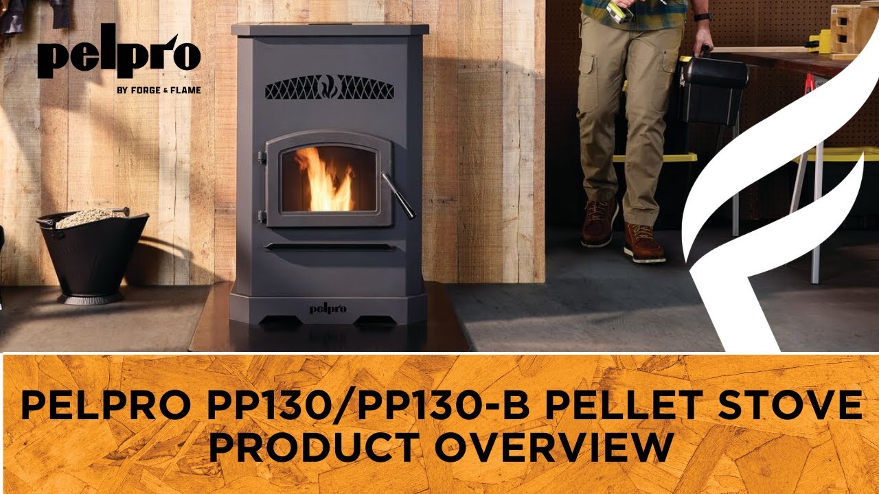 PelPro PP130, PP130-B Pellet Stove Product Overview