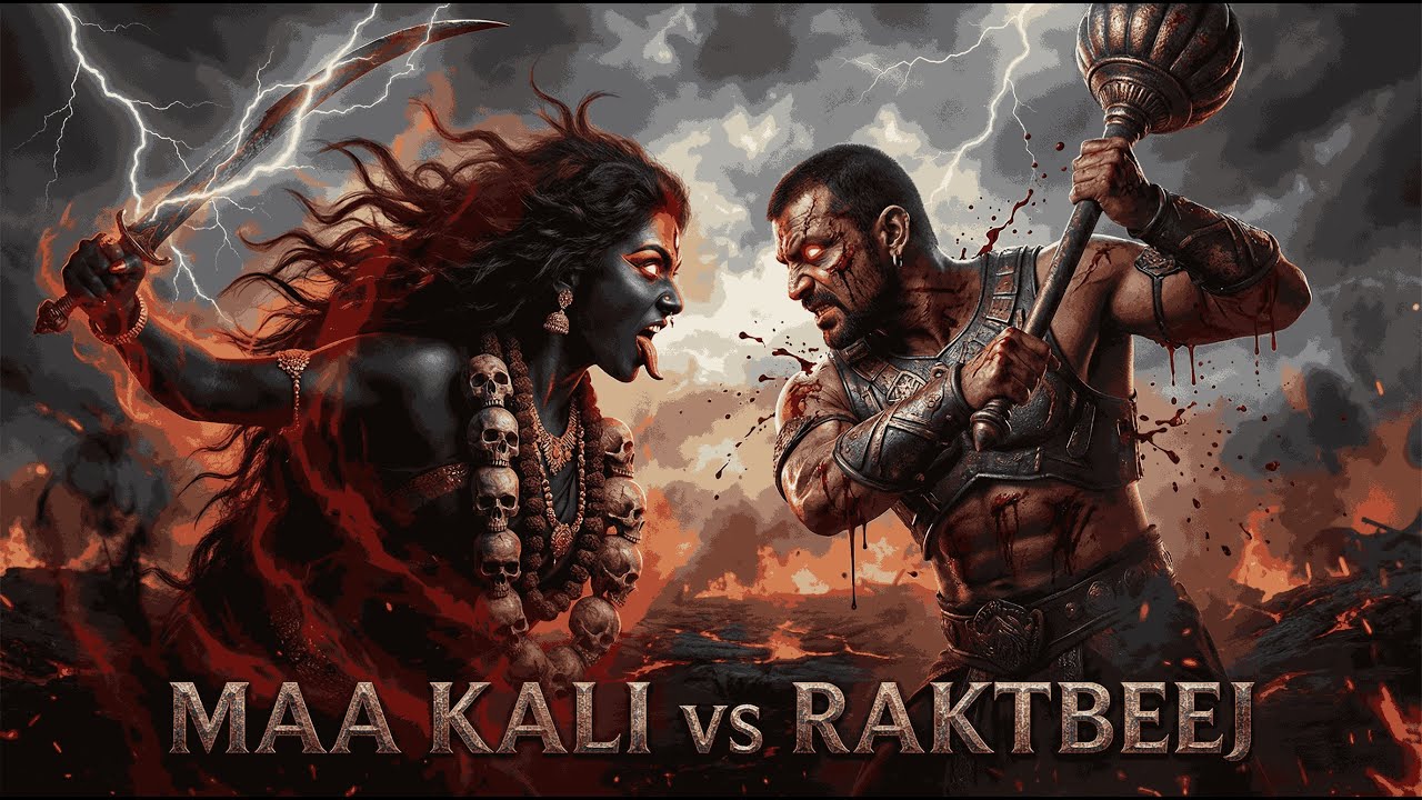 जब रक्तबीज का खून बन गया उसका अभिशाप | महाकाली का प्रचंड तांडव | Epic Mythology | Divya Rasamrit