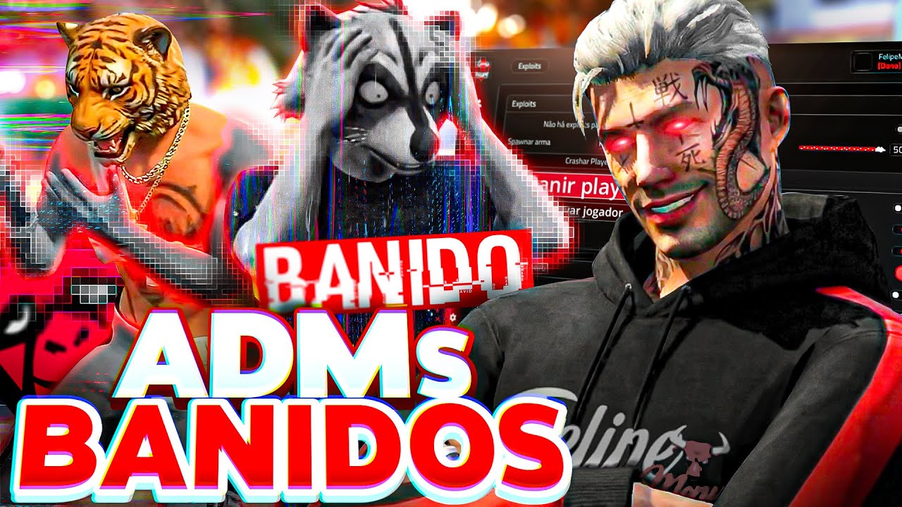 O ADM TENTOU ME BANIR E EU BANI ELE! (GTA RP) 😈